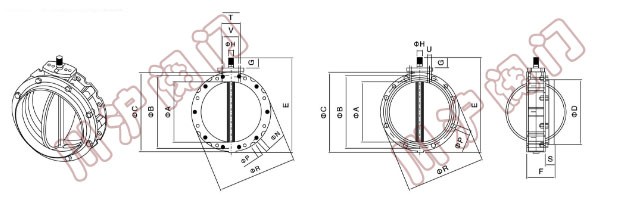 電動粉體蝶閥 結(jié)構(gòu)圖