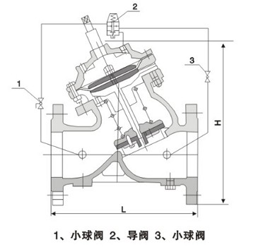 緩開快閉止回閥結(jié)構(gòu)圖